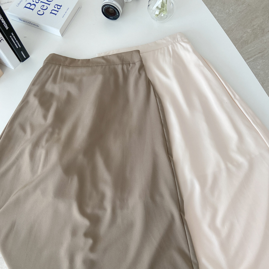 반팔카라 블라우스자켓+롱스커트 세트 상세 이미지 36